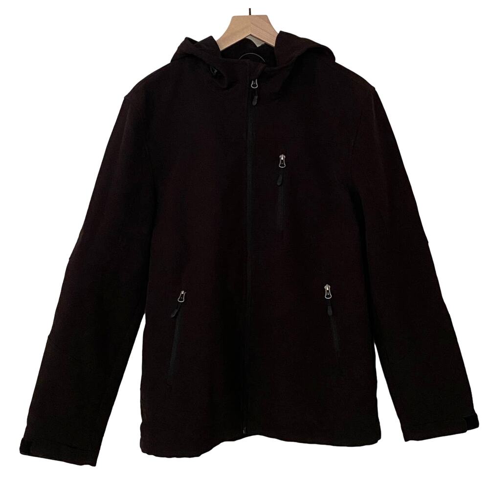G.H. BASS Men's Size Medium Black Full Zip Gorpcore Outdoors Utility Jacket